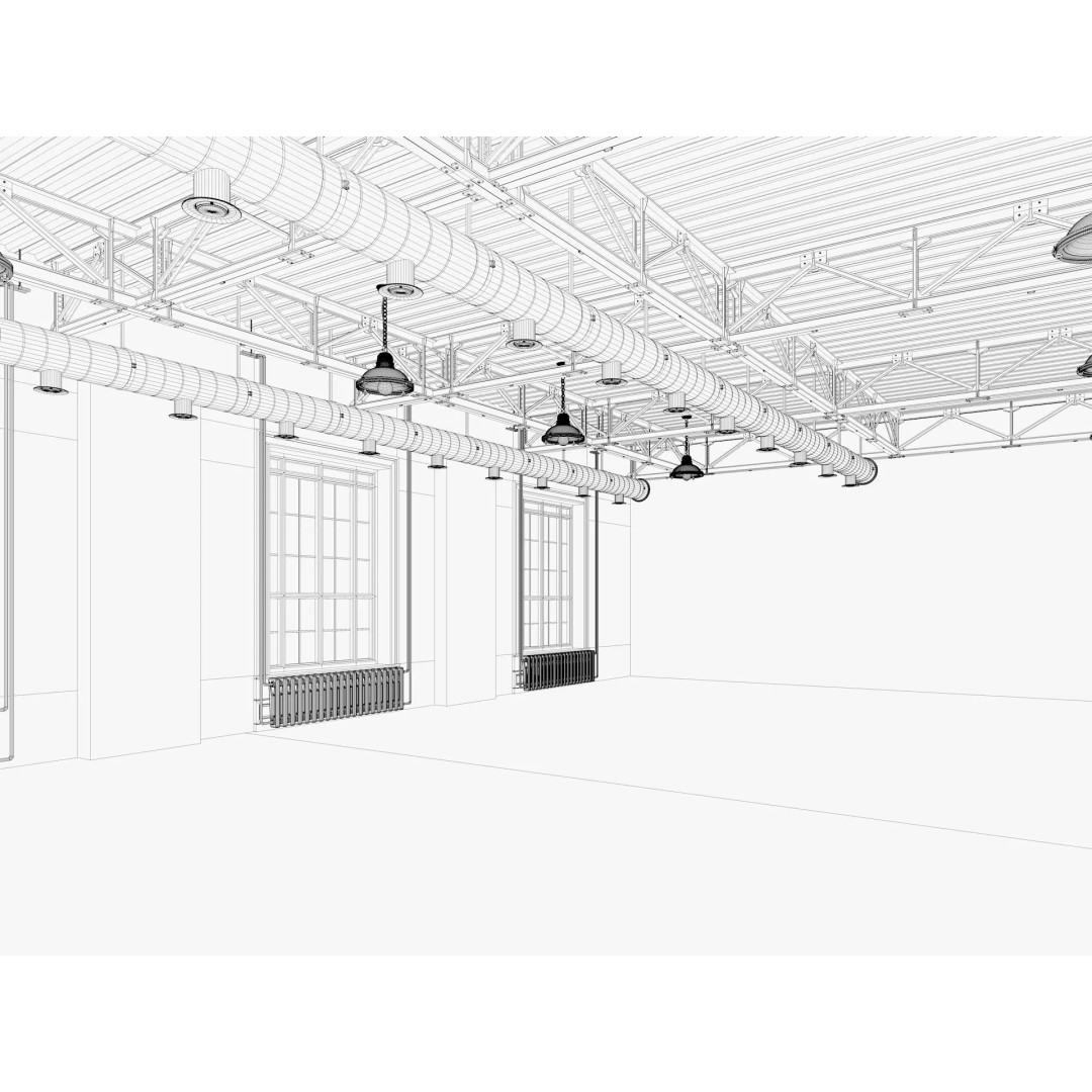 Industrial Loft Interior 3D Model – High Poly Scene, FBX, Blender, Cinema4D - View 14