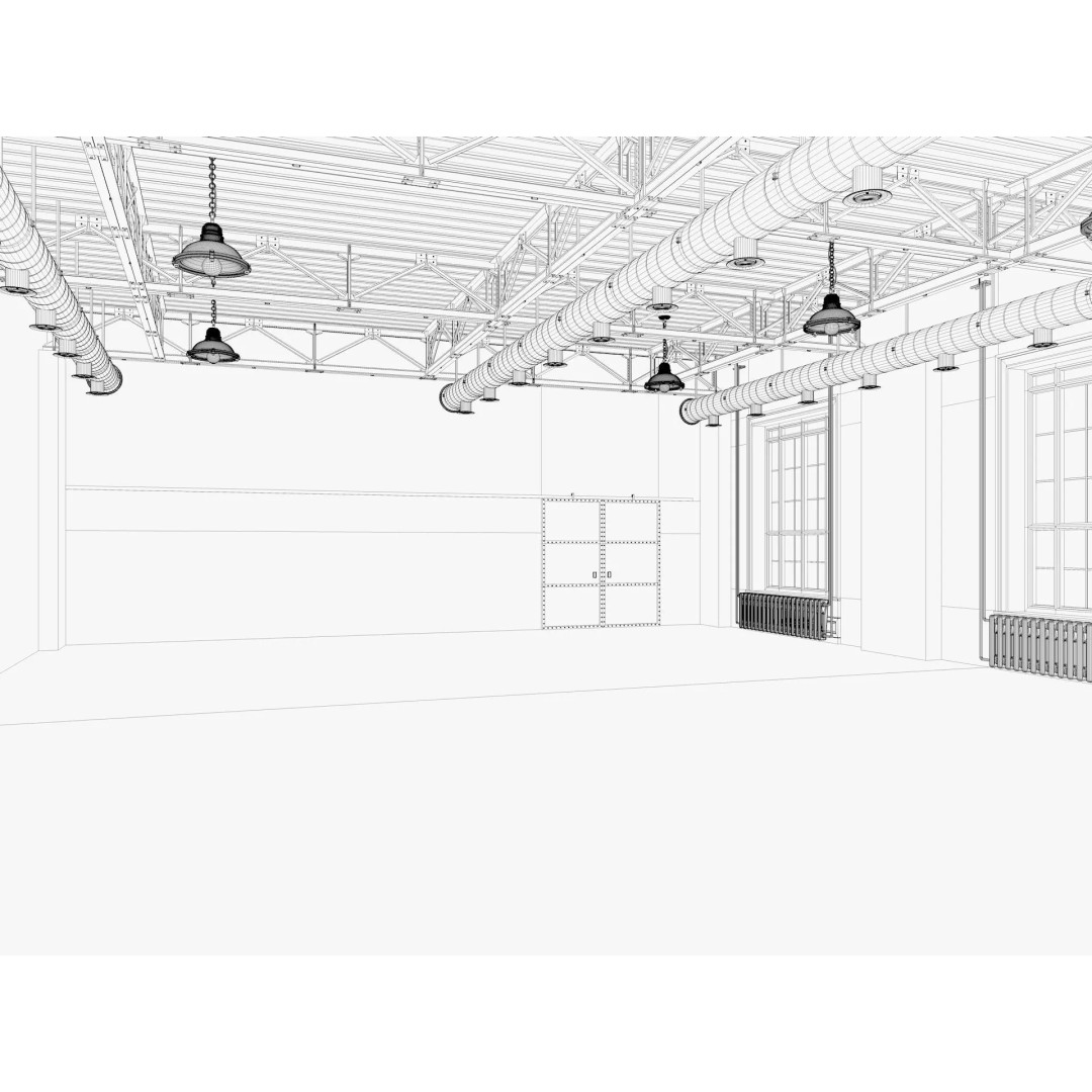 Industrial Loft Interior 3D Model – High Poly Scene, FBX, Blender, Cinema4D - View 16