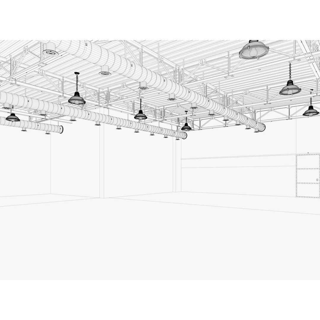 Industrial Loft Interior 3D Model – High Poly Scene, FBX, Blender, Cinema4D - View 17