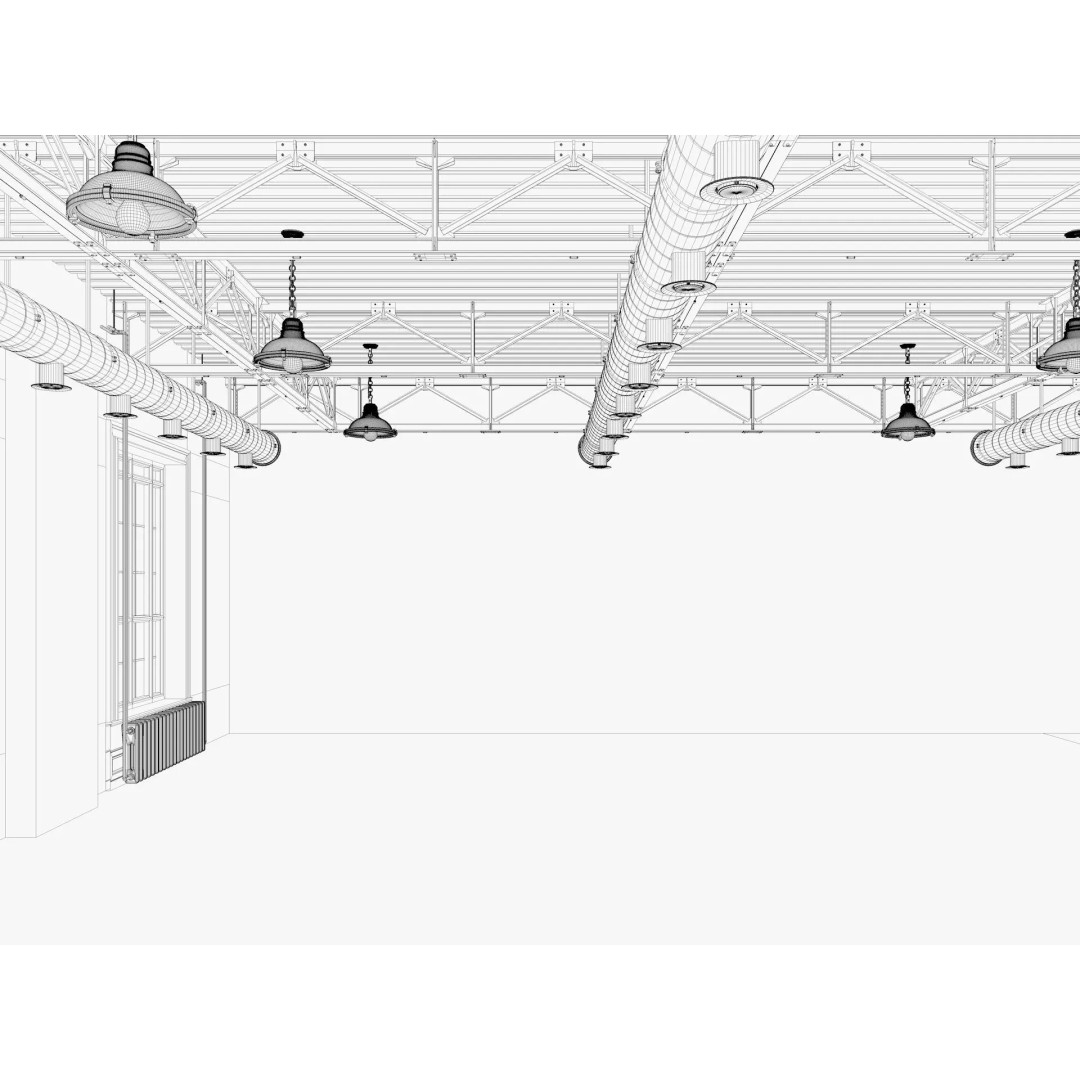 Industrial Loft Interior 3D Model – High Poly Scene, FBX, Blender, Cinema4D - View 20