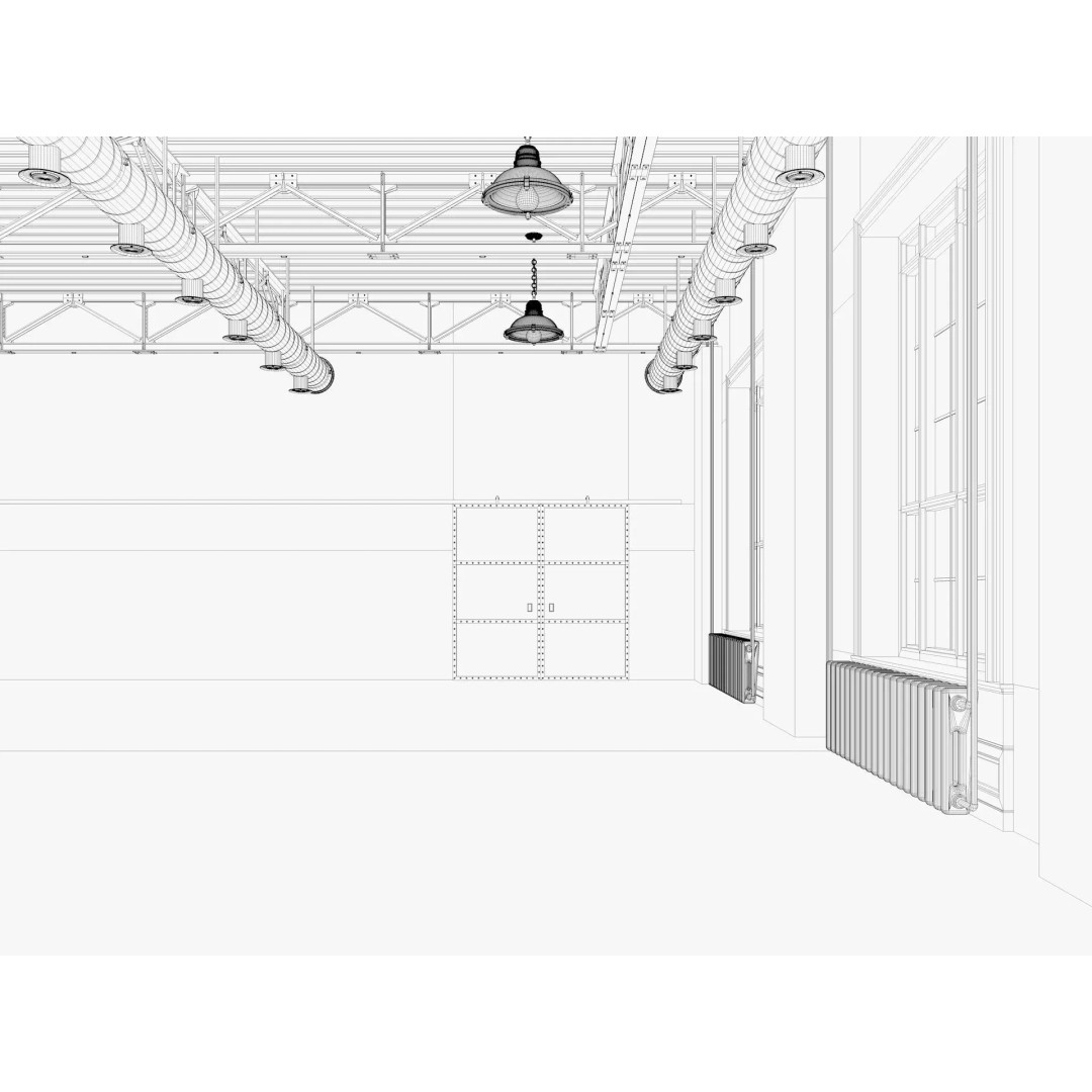 Industrial Loft Interior 3D Model – High Poly Scene, FBX, Blender, Cinema4D - View 21