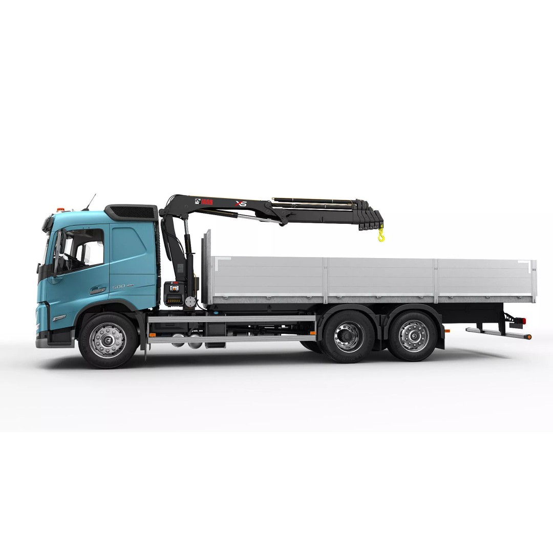 Volvo FM 2020 Crane 3D Model – High Poly Game Asset, FBX, OBJ - View 10