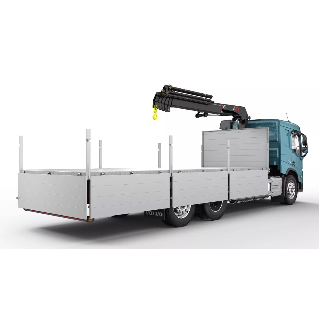 Volvo FM 2020 Crane 3D Model – High Poly Game Asset, FBX, OBJ - View 12