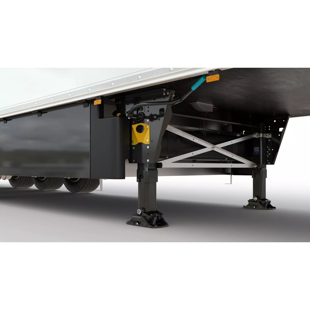 Semi Trailer Refrigerator 3D Model – Realistic Vehicle Asset, FBX, PBR - View 11