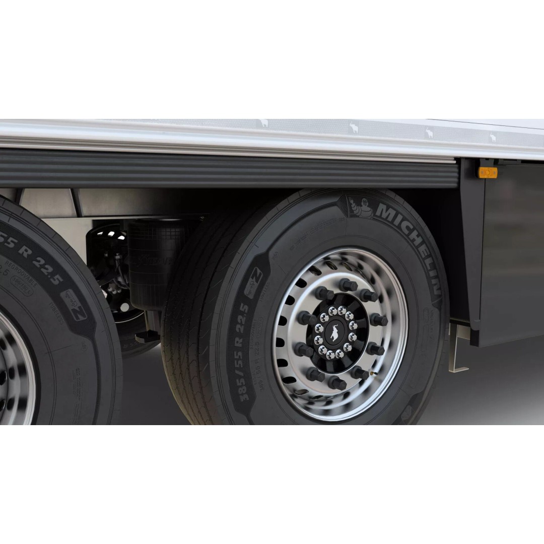 Semi Trailer Refrigerator 3D Model – Realistic Vehicle Asset, FBX, PBR - View 12