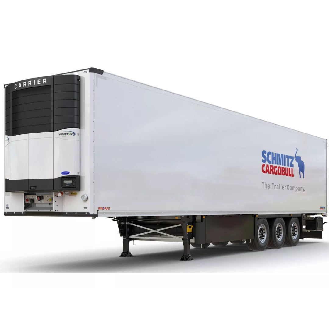 Semi Trailer Refrigerator 3D Model – Realistic Vehicle Asset, FBX, PBR - View 2