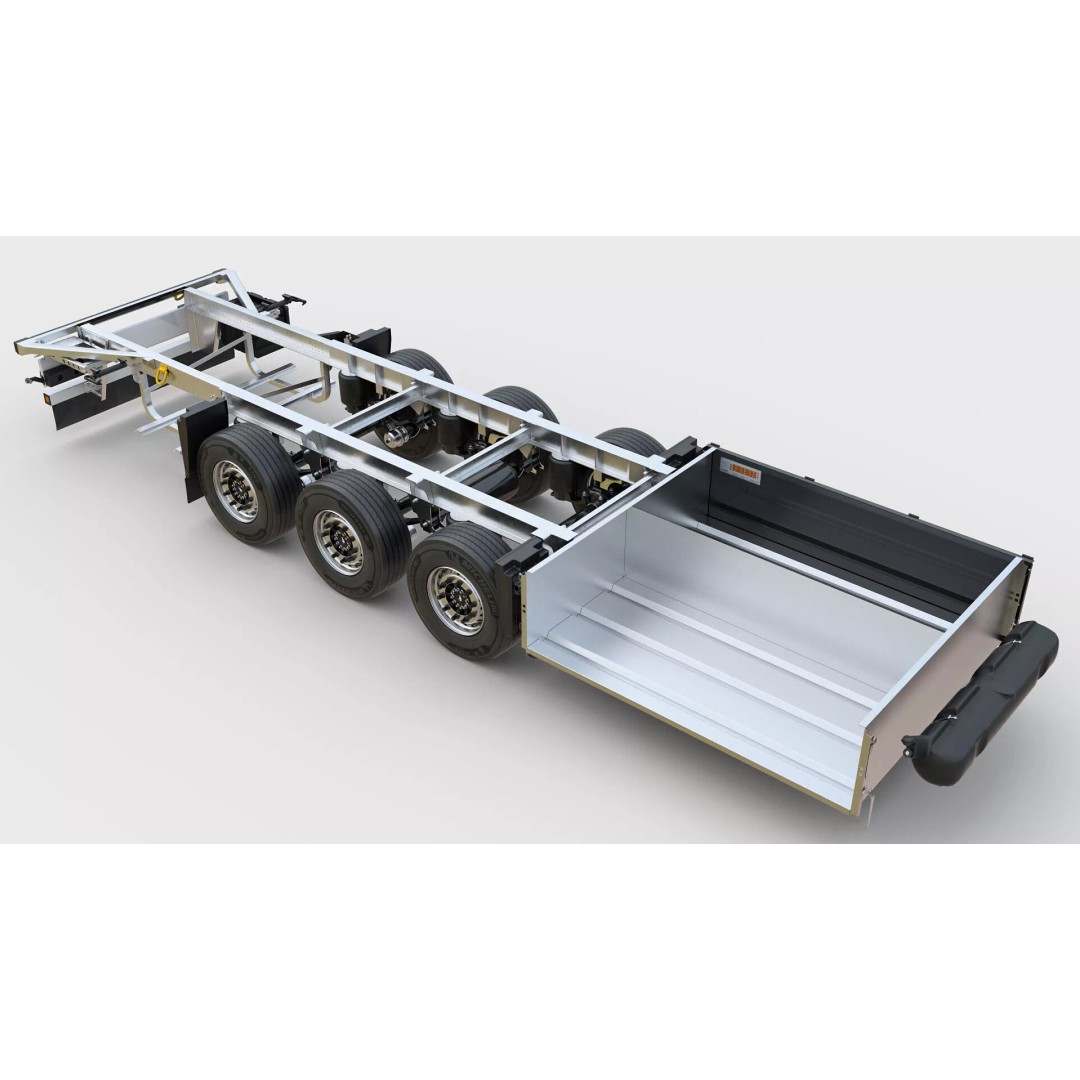 Semi Trailer Refrigerator 3D Model – Realistic Vehicle Asset, FBX, PBR - View 33
