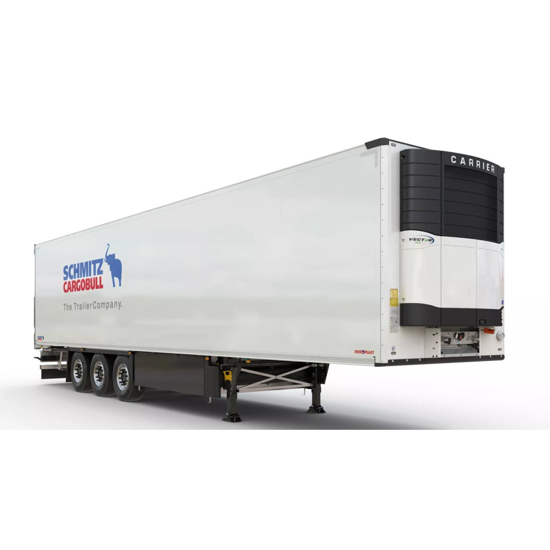 Semi Trailer Refrigerator 3D Model – Realistic Vehicle Asset, FBX, PBR - View 4