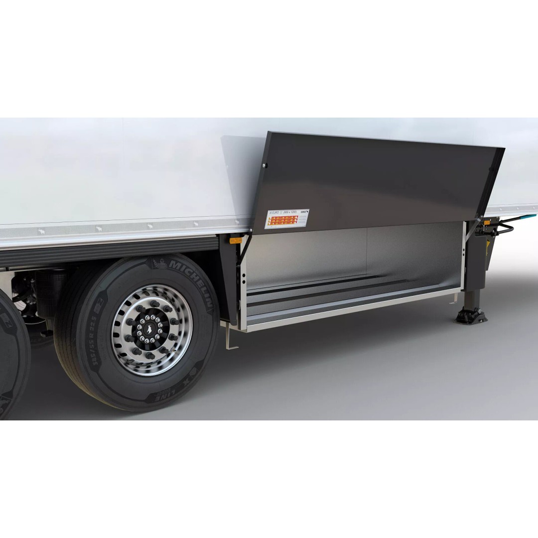 Semi Trailer Refrigerator 3D Model – Realistic Vehicle Asset, FBX, PBR - View 6