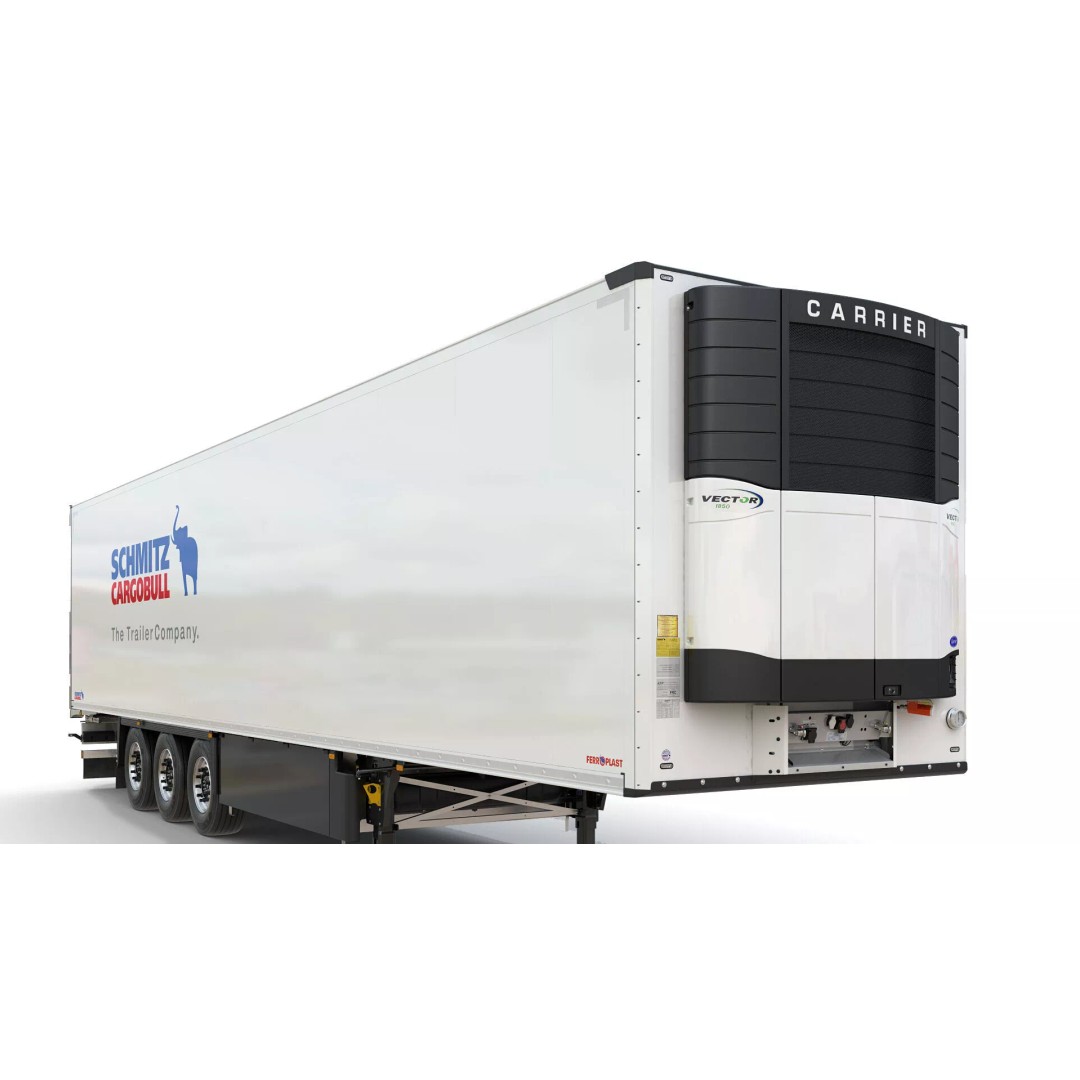 Semi Trailer Refrigerator 3D Model – Realistic Vehicle Asset, FBX, PBR - View 9