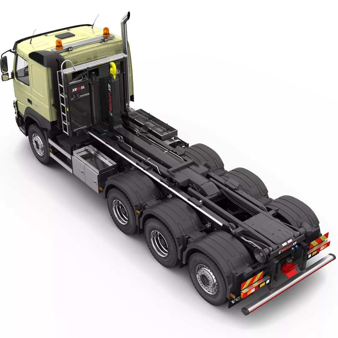 Volvo FMX MULTILIFT 3D Model – Rigged Truck with Animated Platform - View 12