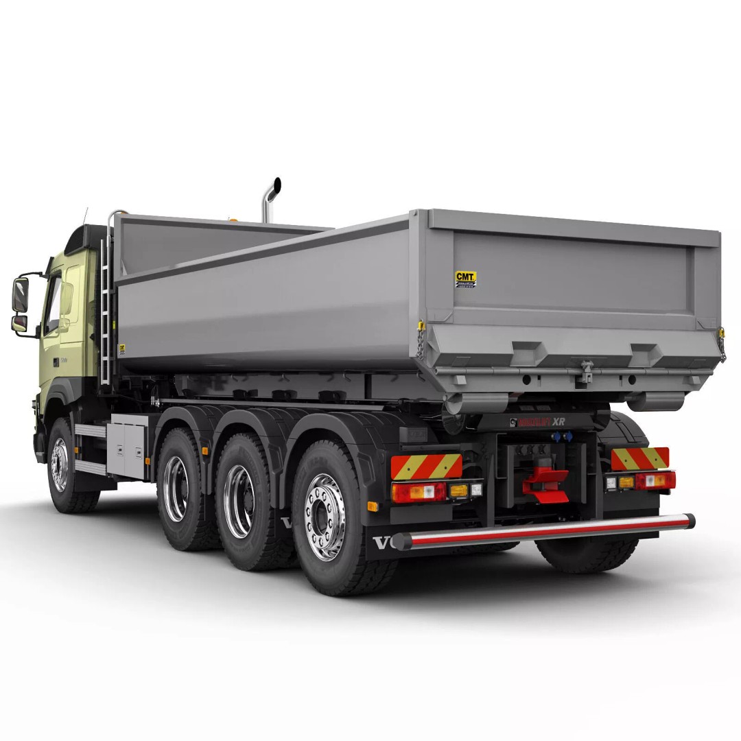 Volvo FMX MULTILIFT 3D Model – Rigged Truck with Animated Platform - View 13