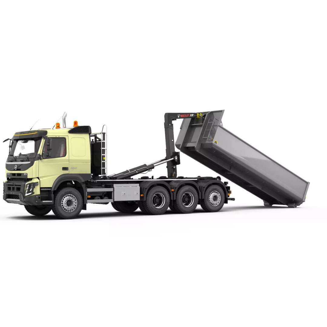 Volvo FMX MULTILIFT 3D Model – Rigged Truck with Animated Platform - View 9
