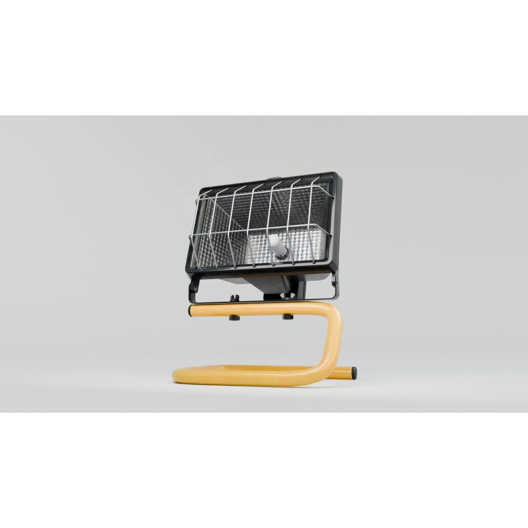 Small Construction Light 3D Model – Low Poly PBR Asset, FBX