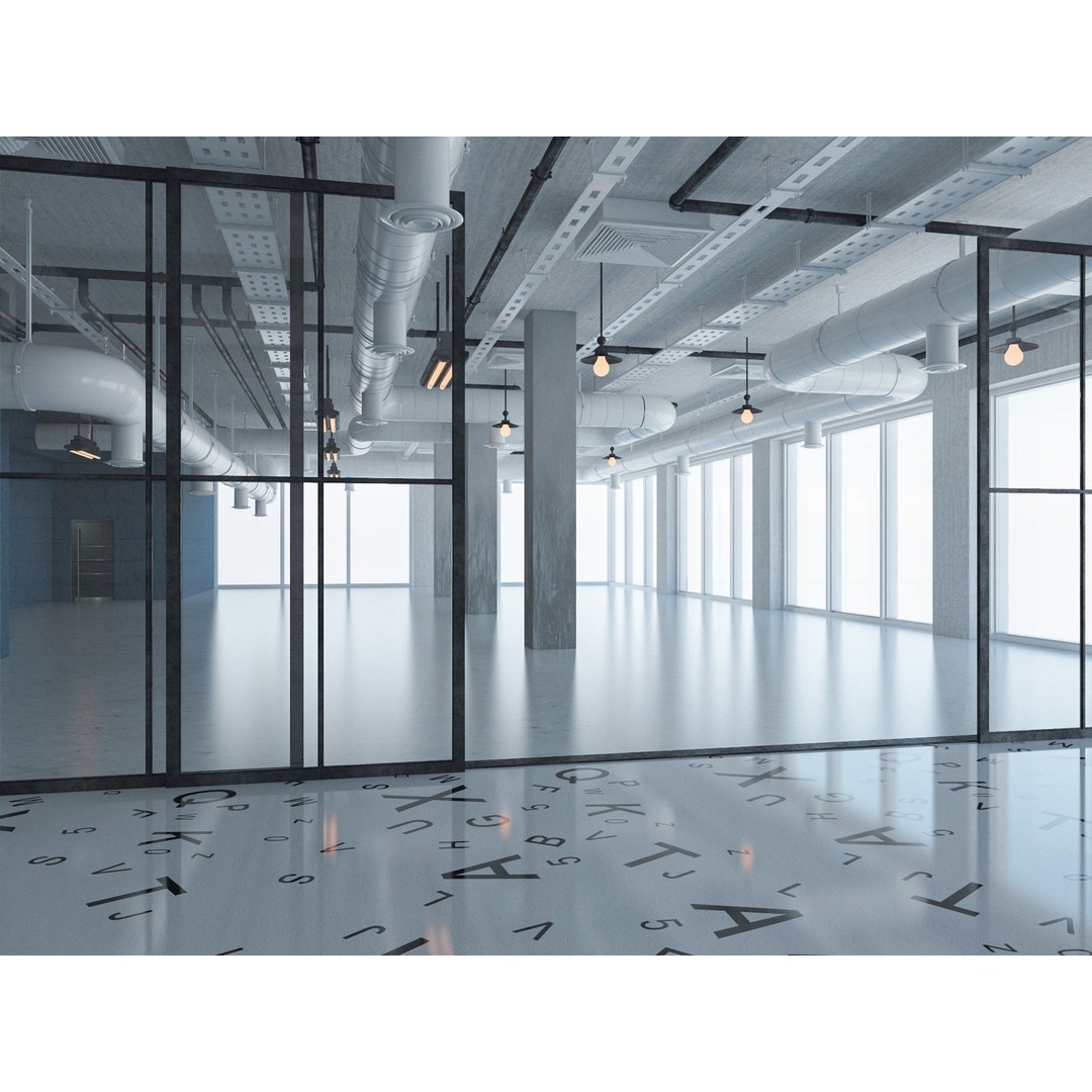 Loft Office Interior 3D Model – Industrial Design, Cinema4D, Vray - View 6