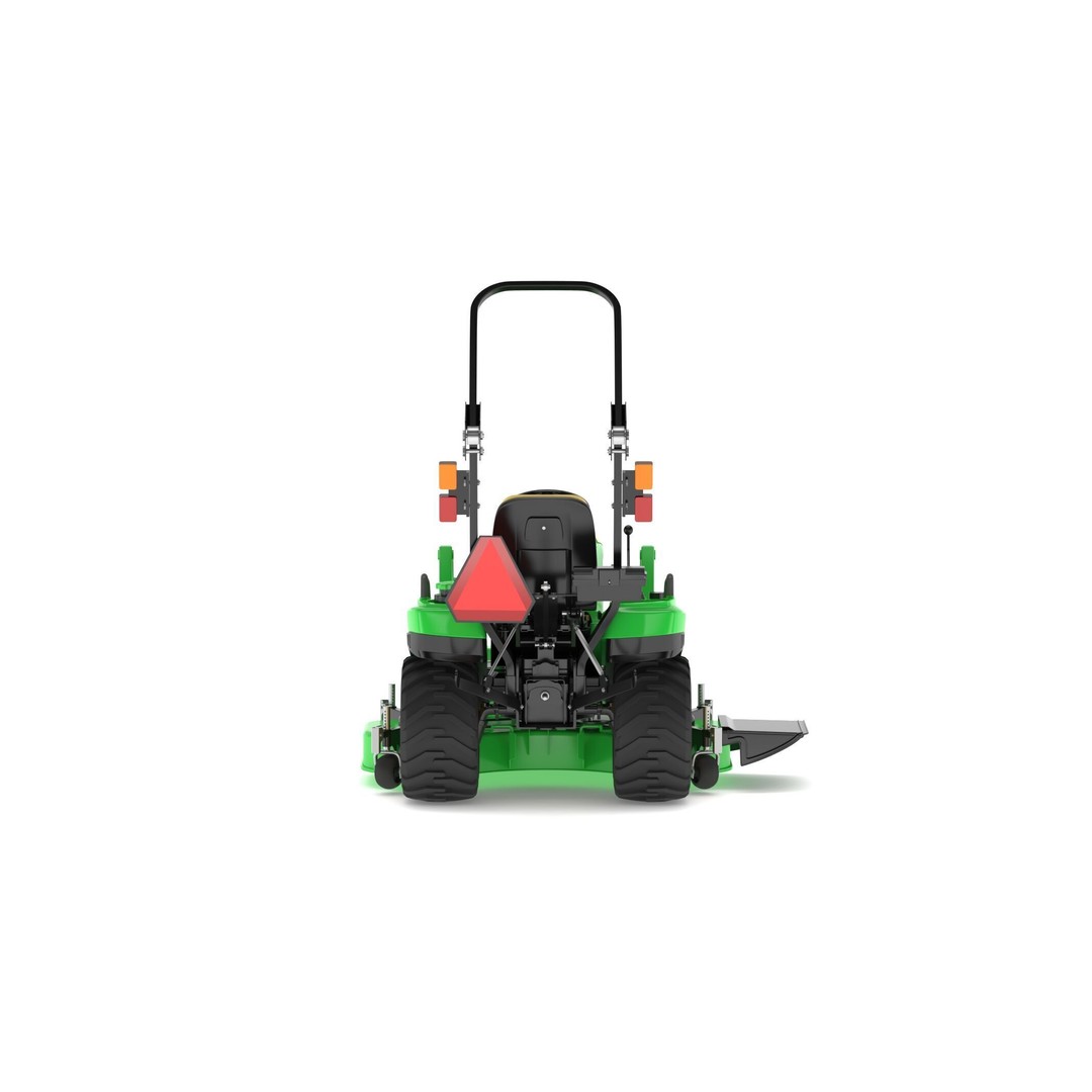 John Deere 1023E Sub-Compact Tractor 3D Model – Complete Parts, FBX, OBJ - View 7