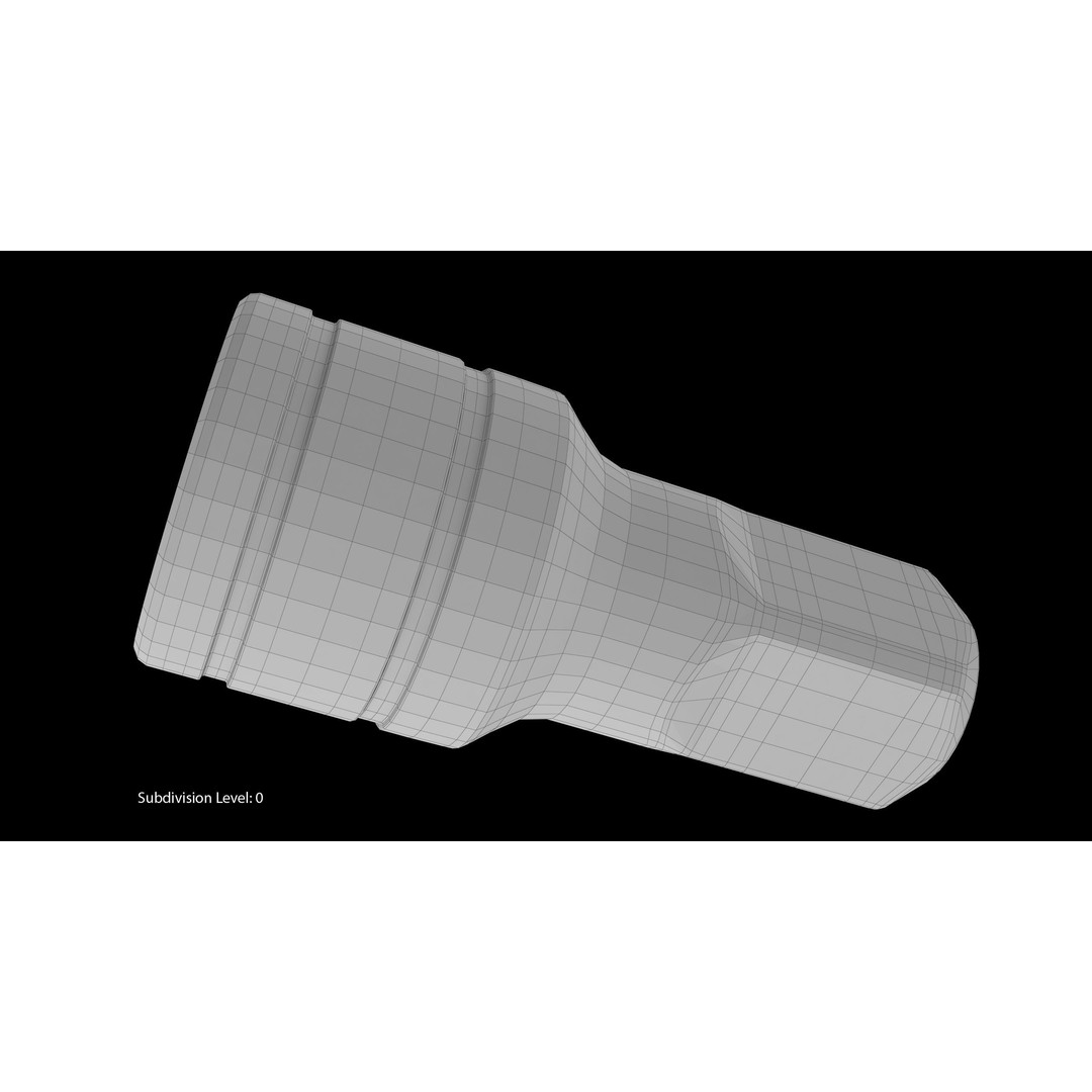Socket Tool FX1 3D Model – Low Poly PBR Industrial Tool, FBX, OBJ - View 20