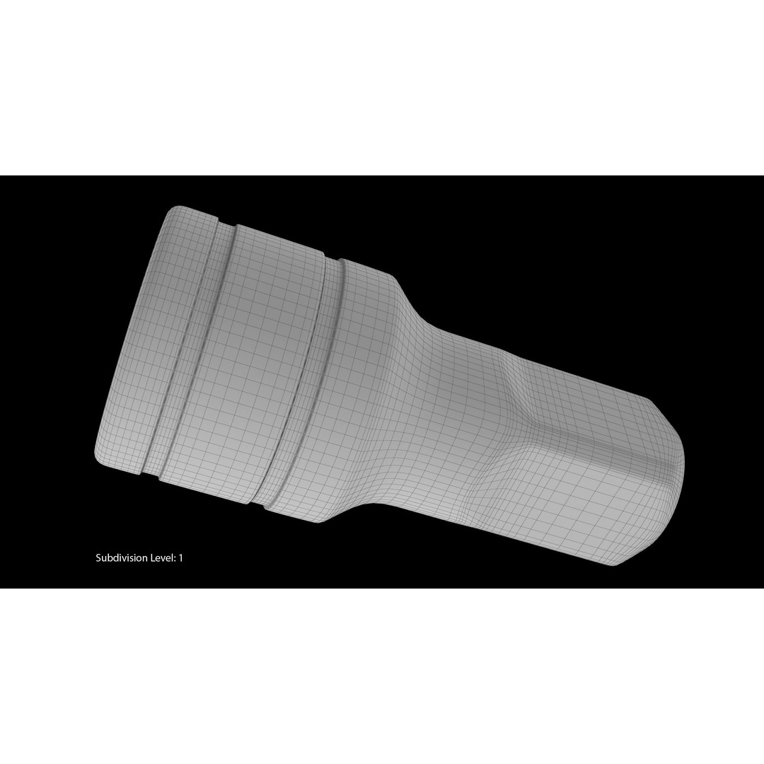 Socket Tool FX1 3D Model – Low Poly PBR Industrial Tool, FBX, OBJ - View 21