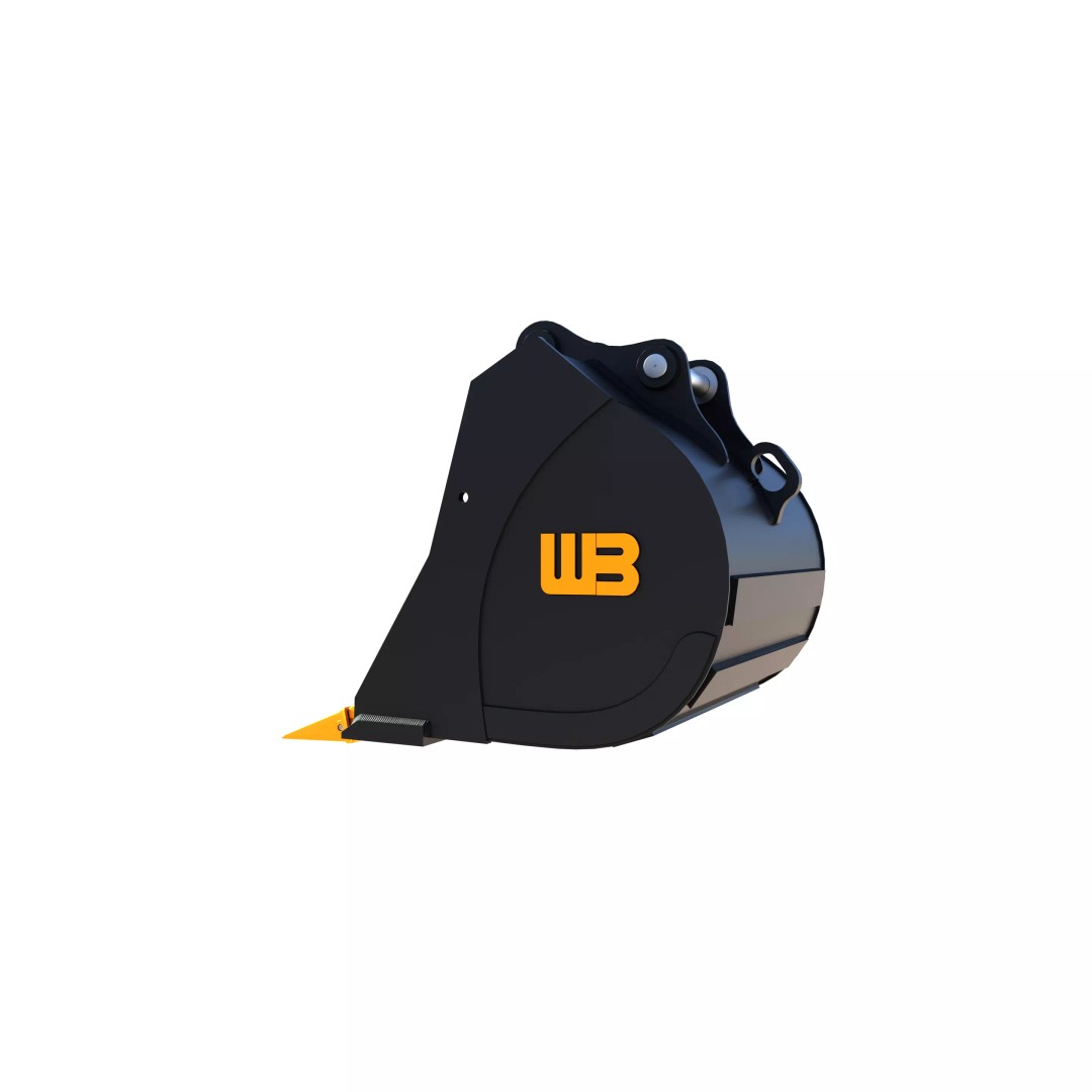 WB Excavator 3D Model – Heavy-Duty Bucket, PBR Textures, FBX - View 4