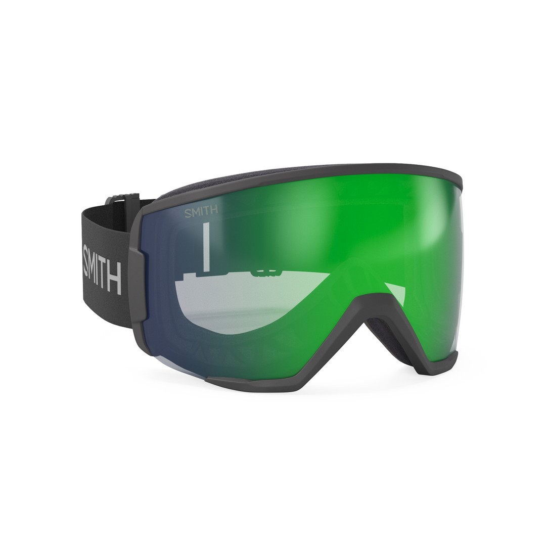 Smith ChromaPop Everyday Green Ski Goggle 3D Model – High Poly PBR Asset, FBX, OBJ - View 4