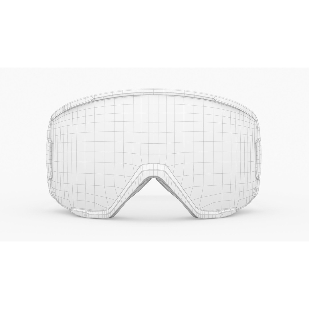 Smith ChromaPop Everyday Green Ski Goggle 3D Model – High Poly PBR Asset, FBX, OBJ - View 9