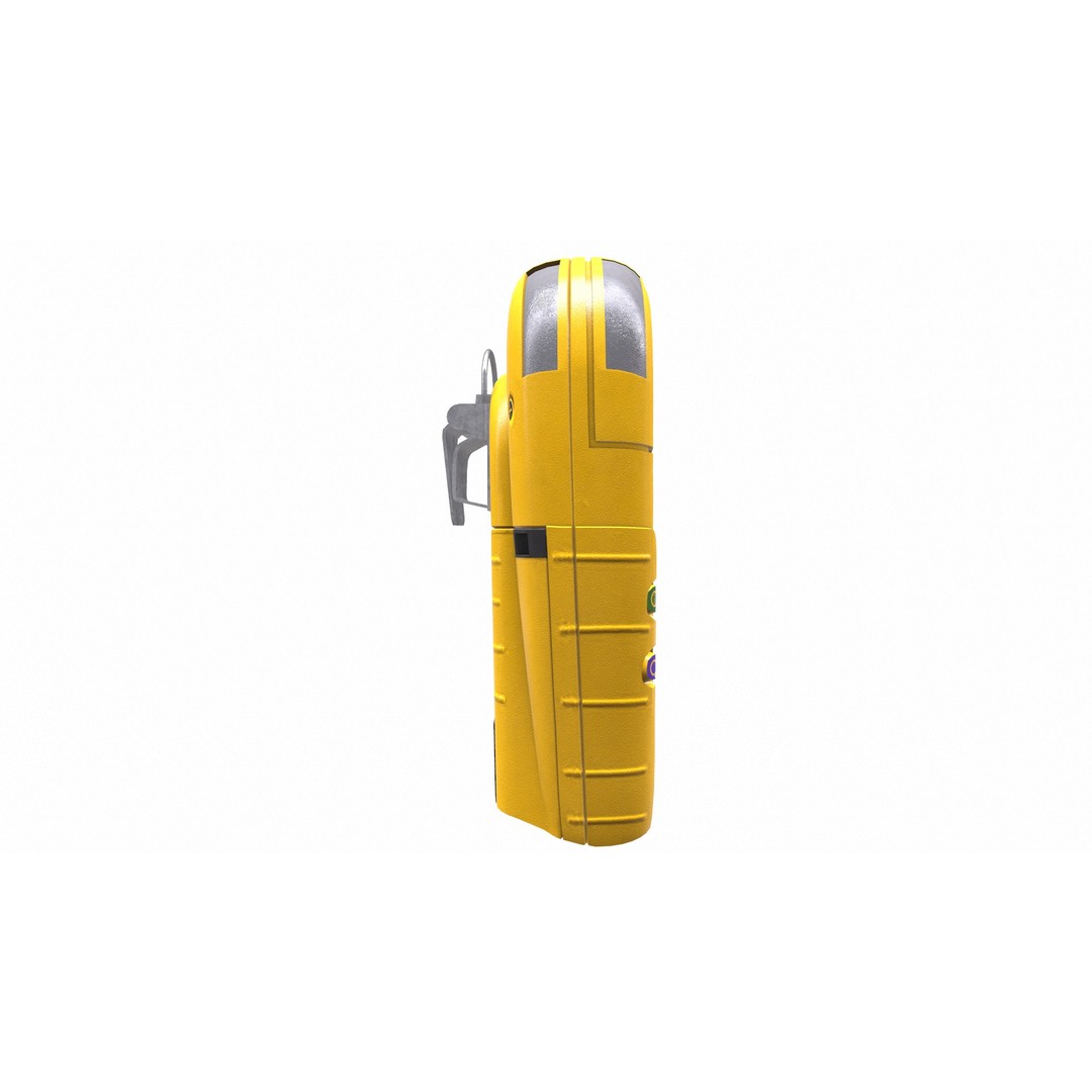 Portable Gas Detector 3D Model – Low Poly PBR Asset, FBX, Blender - View 12