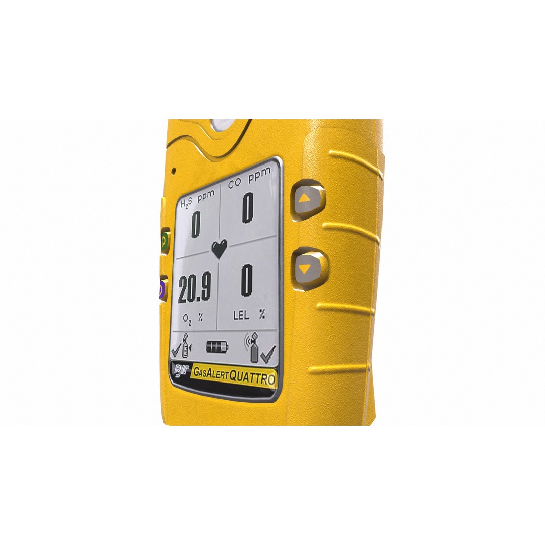 Portable Gas Detector 3D Model – Low Poly PBR Asset, FBX, Blender - View 16