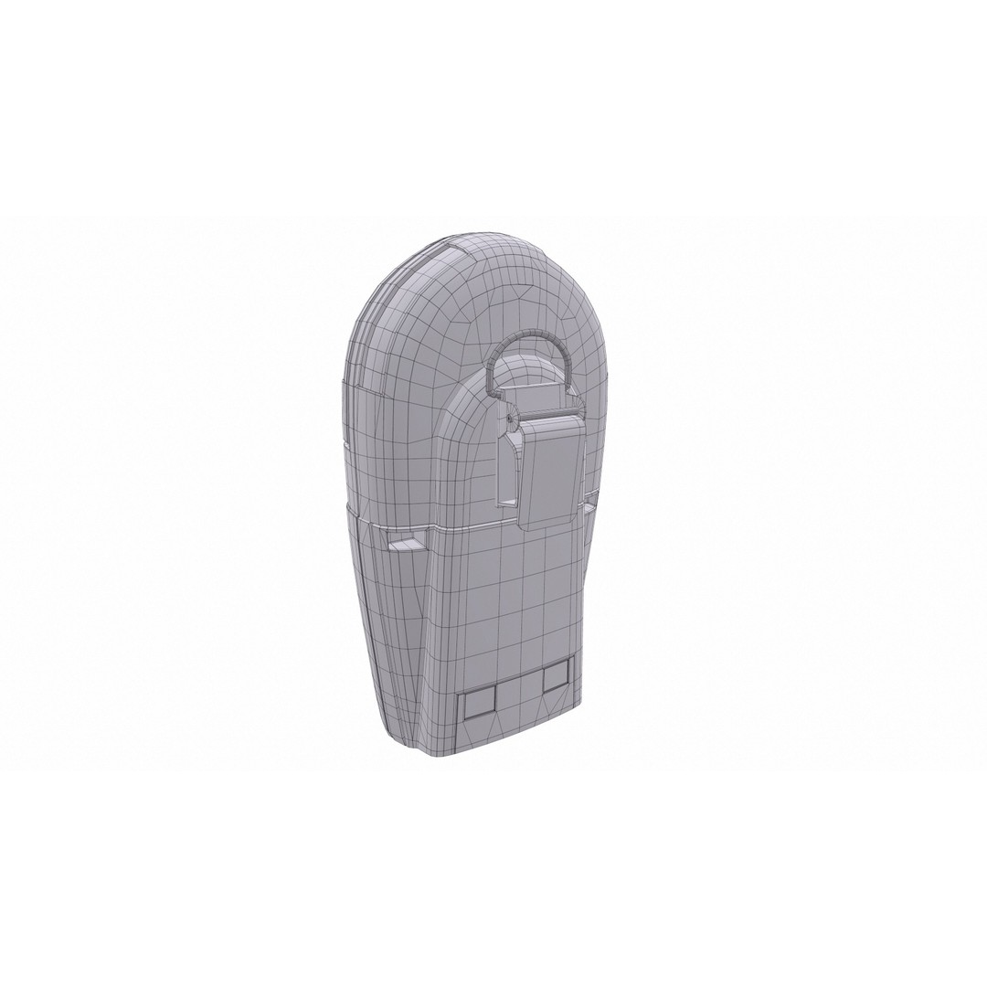 Portable Gas Detector 3D Model – Low Poly PBR Asset, FBX, Blender - View 28