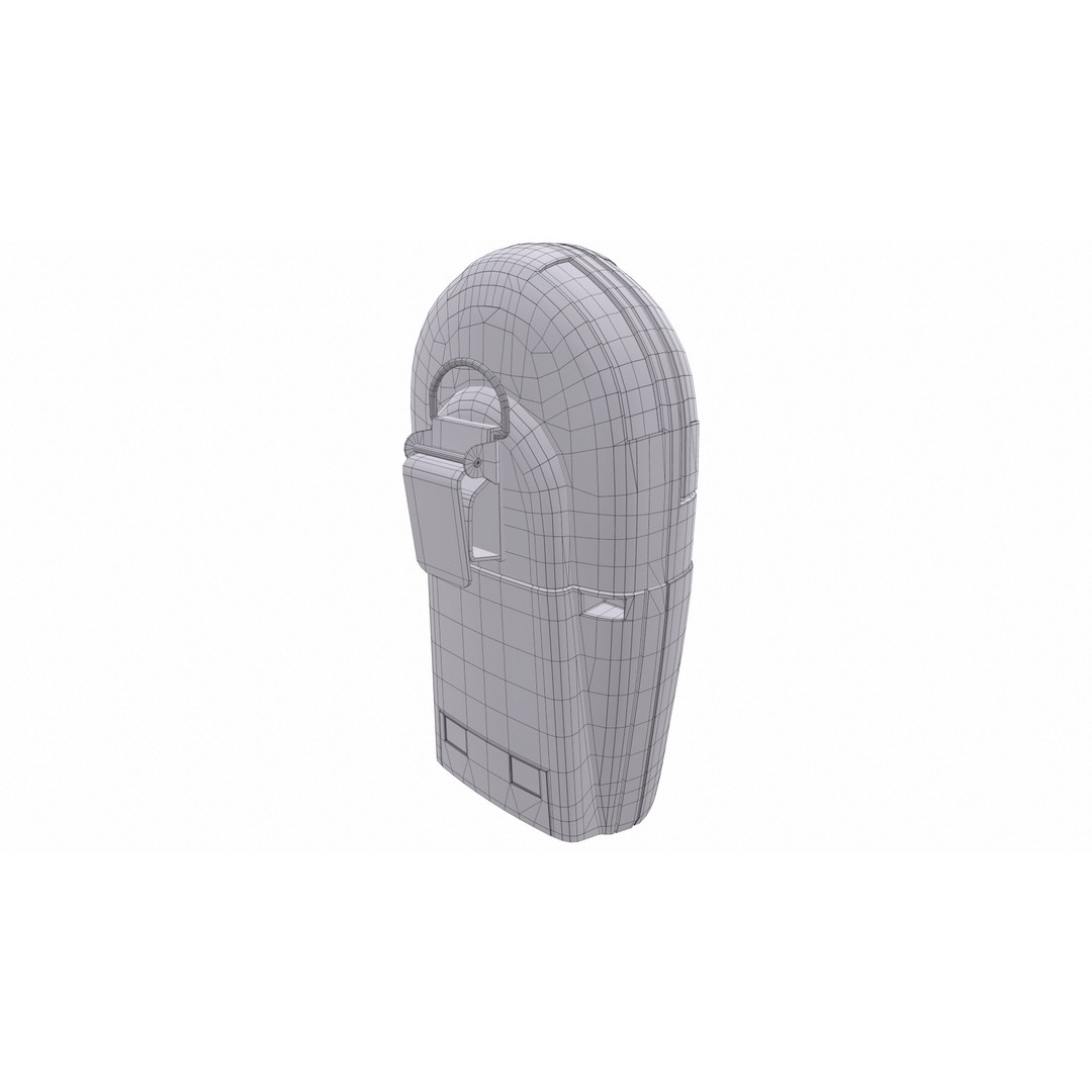 Portable Gas Detector 3D Model – Low Poly PBR Asset, FBX, Blender - View 29