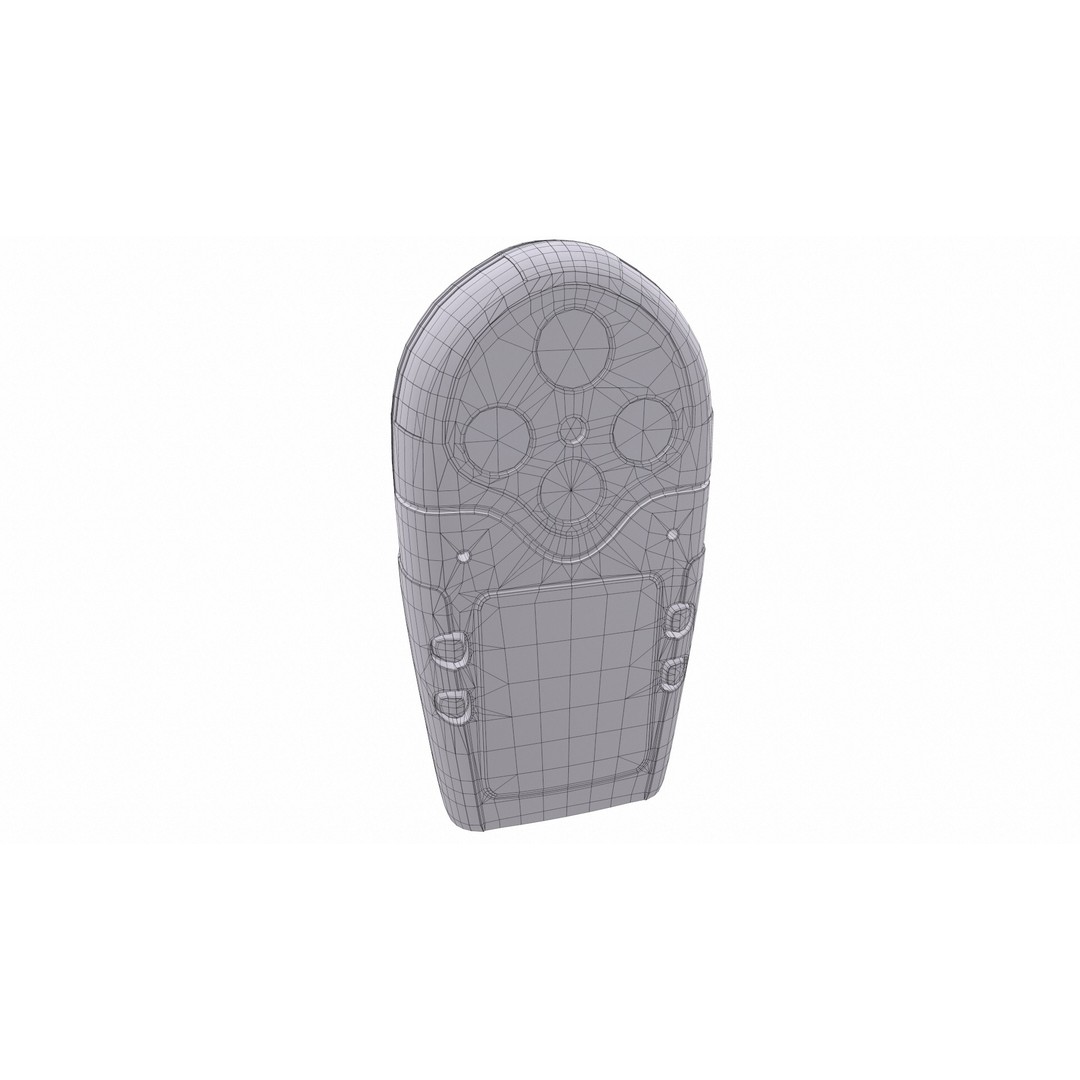 Portable Gas Detector 3D Model – Low Poly PBR Asset, FBX, Blender - View 30