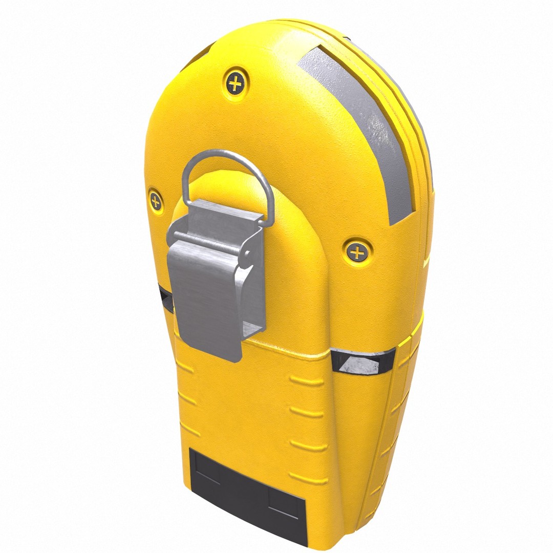 Portable Gas Detector 3D Model – Low Poly PBR Asset, FBX, Blender - View 5