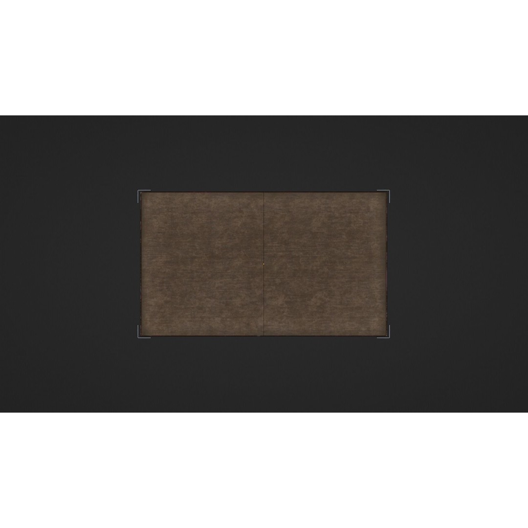 Metallic Industrial Shelf 3D Model – Low-Poly Game Asset, FBX, OBJ