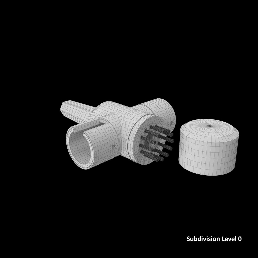 Terminal Cleaner 3D Model – Low Poly Tool with PBR Textures, FBX - View 12