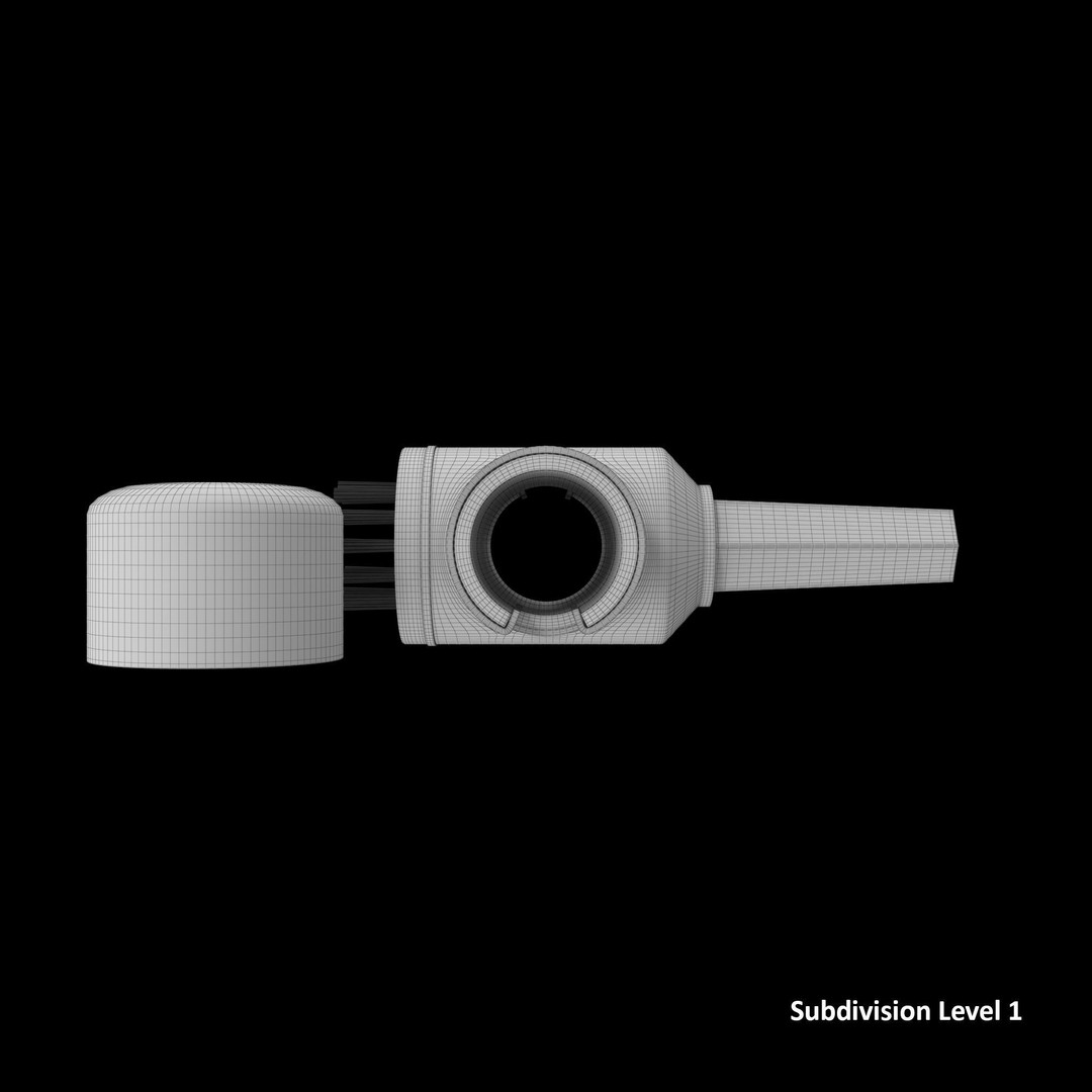 Terminal Cleaner 3D Model – Low Poly Tool with PBR Textures, FBX - View 17