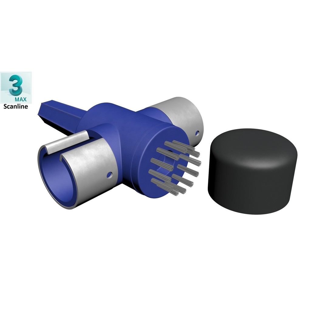 Terminal Cleaner 3D Model – Low Poly Tool with PBR Textures, FBX - View 28