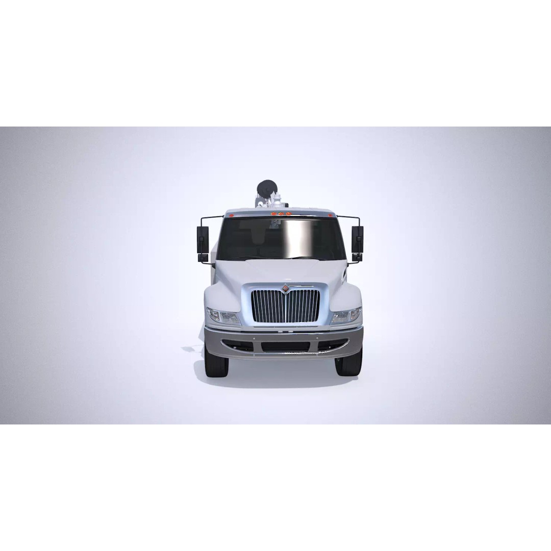 Drilling Truck 3D Model – High Poly Industrial Vehicle, FBX & OBJ - View 8