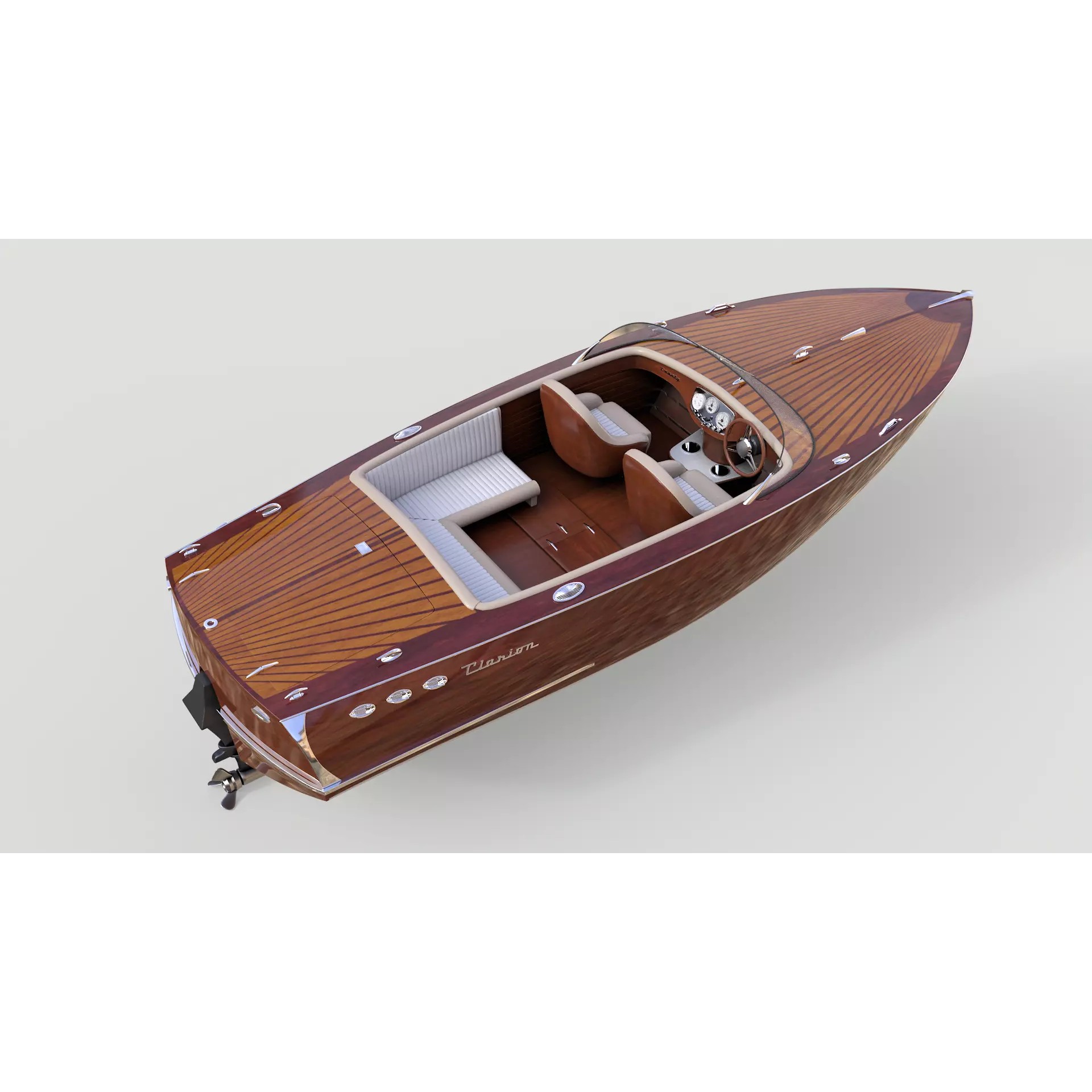 Clarion Twenty - Game-Ready 3D Model - View 2