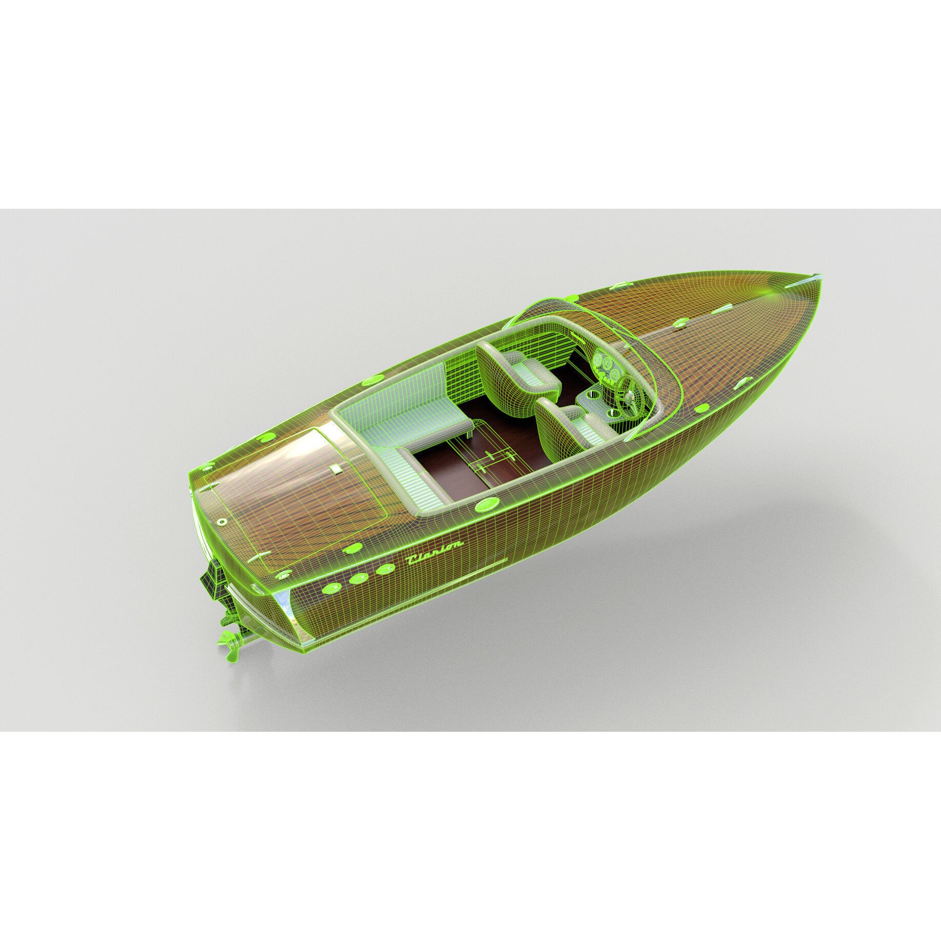 Clarion Twenty - Game-Ready 3D Model - View 9