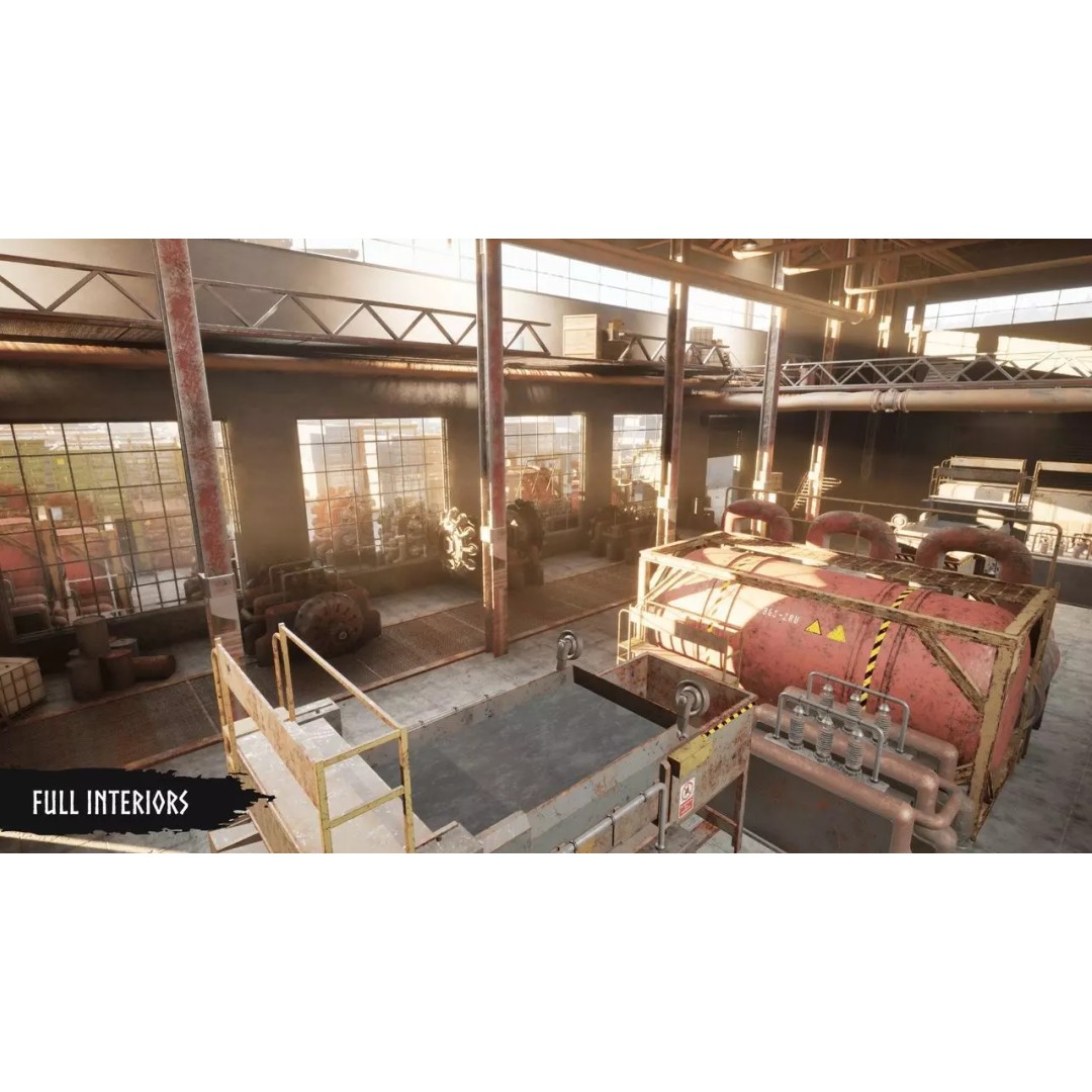 Industrial Factory 3D Model – Low Poly Game Asset, FBX, PBR - View 6