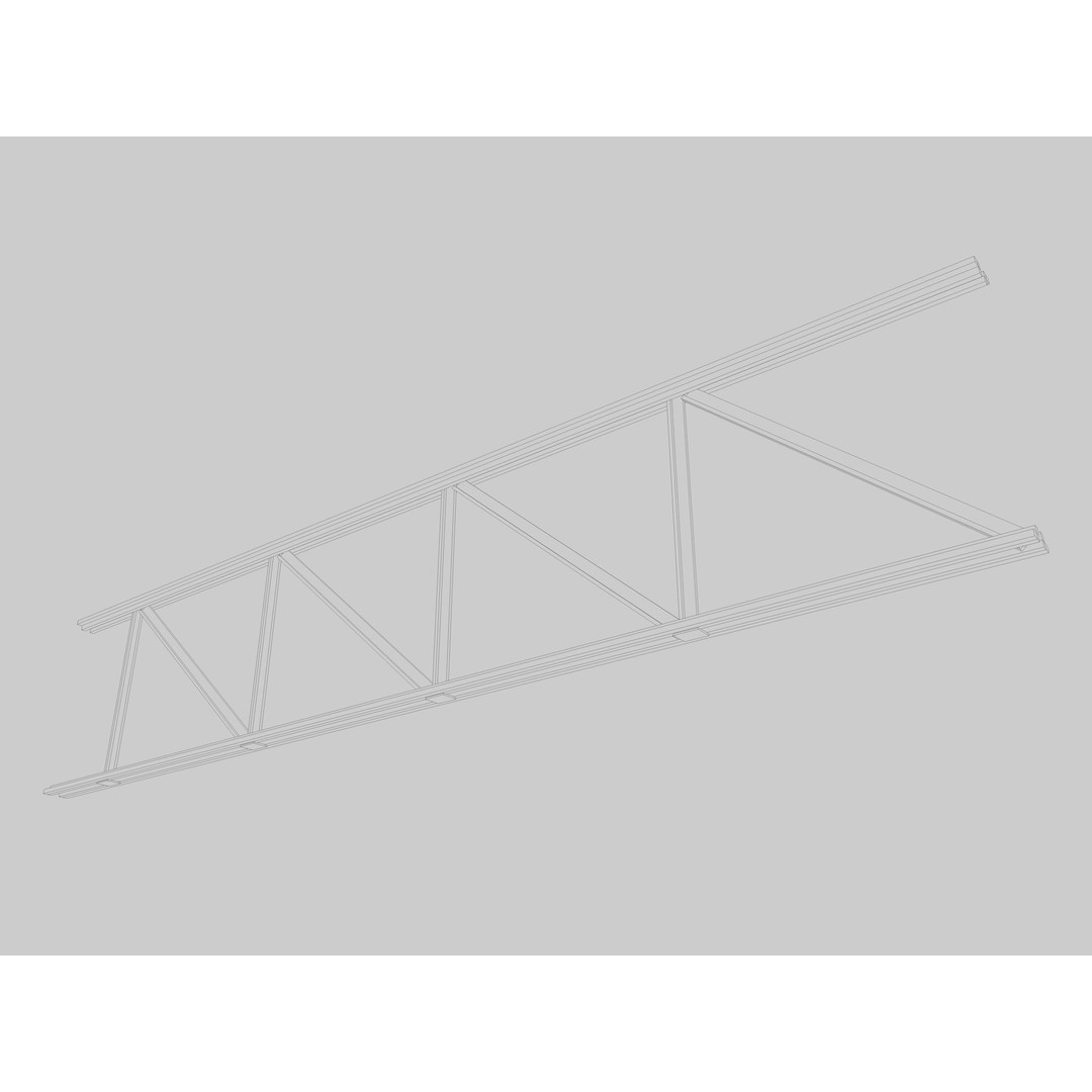 Ceiling Pipes and Vent 3D Model – Industrial Elements, FBX, Blender - View 33