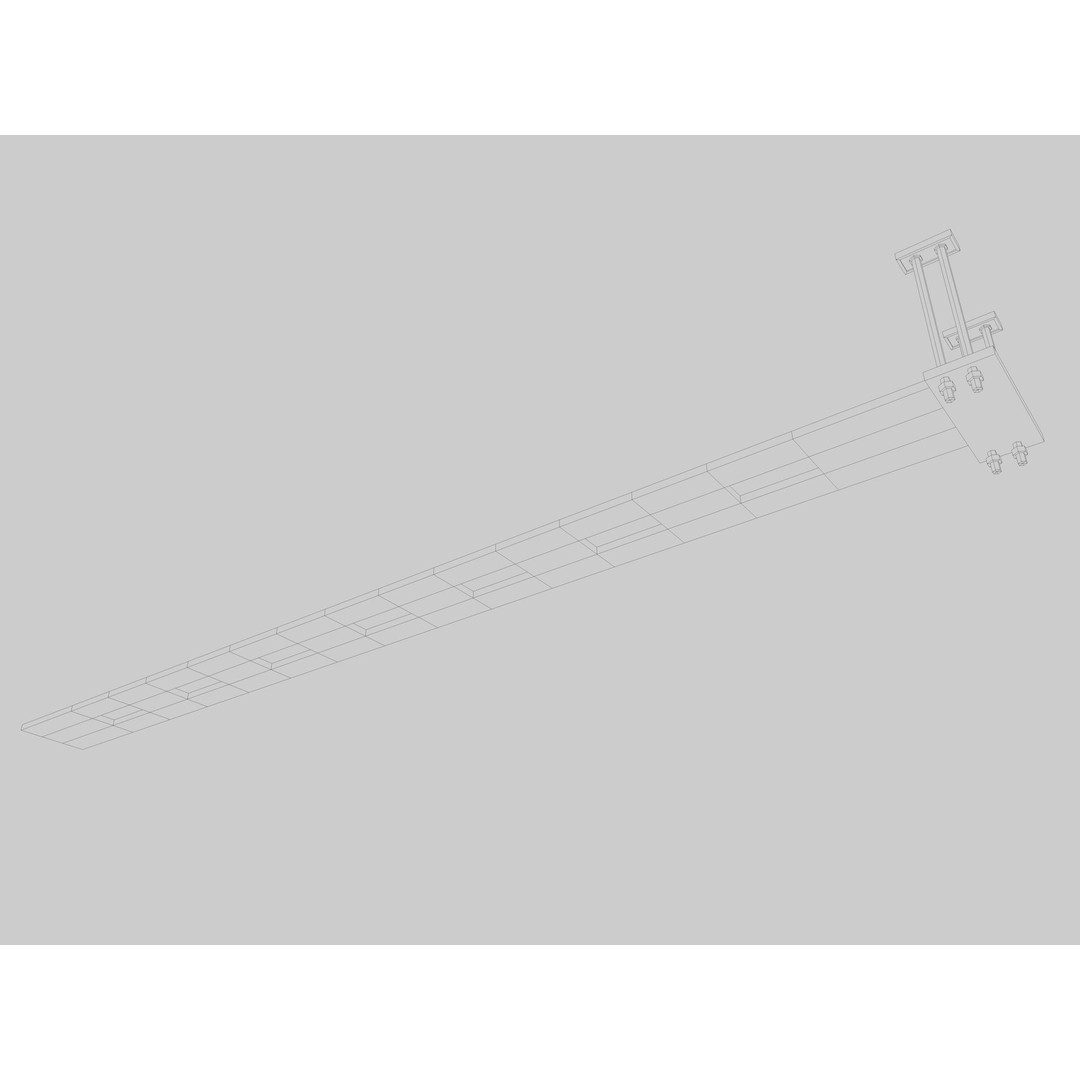 Ceiling Pipes and Vent 3D Model – Industrial Elements, FBX, Blender - View 39