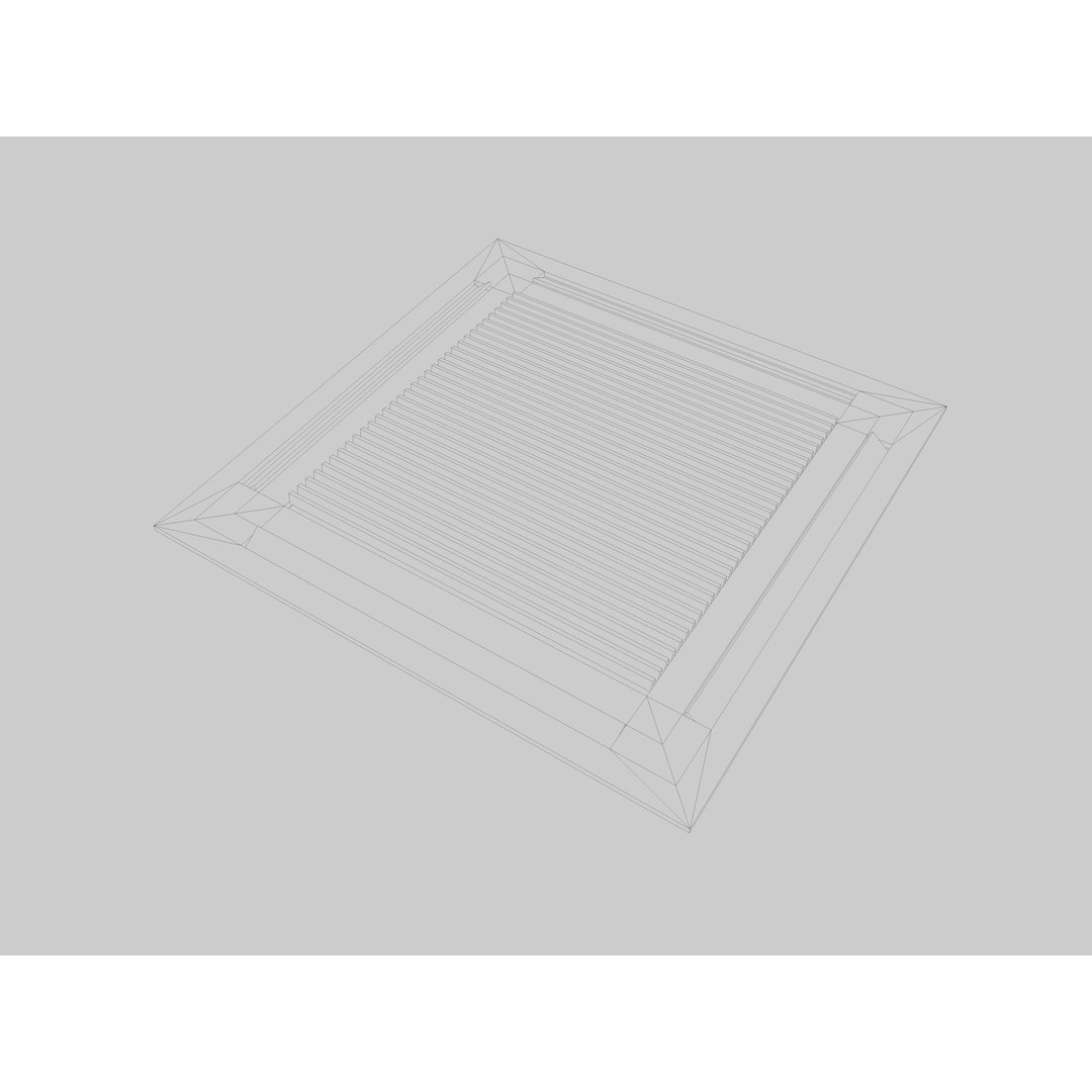 Ceiling Pipes and Vent 3D Model – Industrial Elements, FBX, Blender - View 41