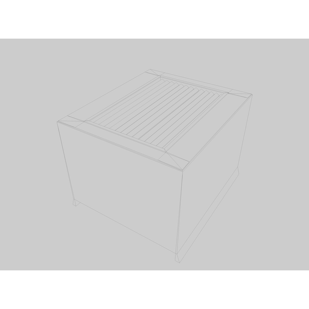 Ceiling Pipes and Vent 3D Model – Industrial Elements, FBX, Blender - View 52