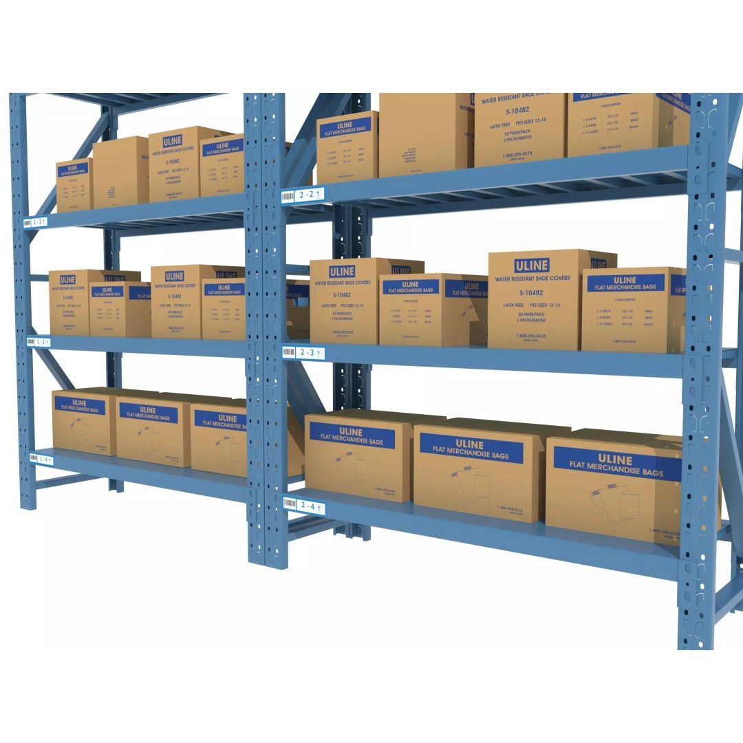 Warehouse Rack 3D Model – Realistic Storage Solution, FBX, OBJ - View 5