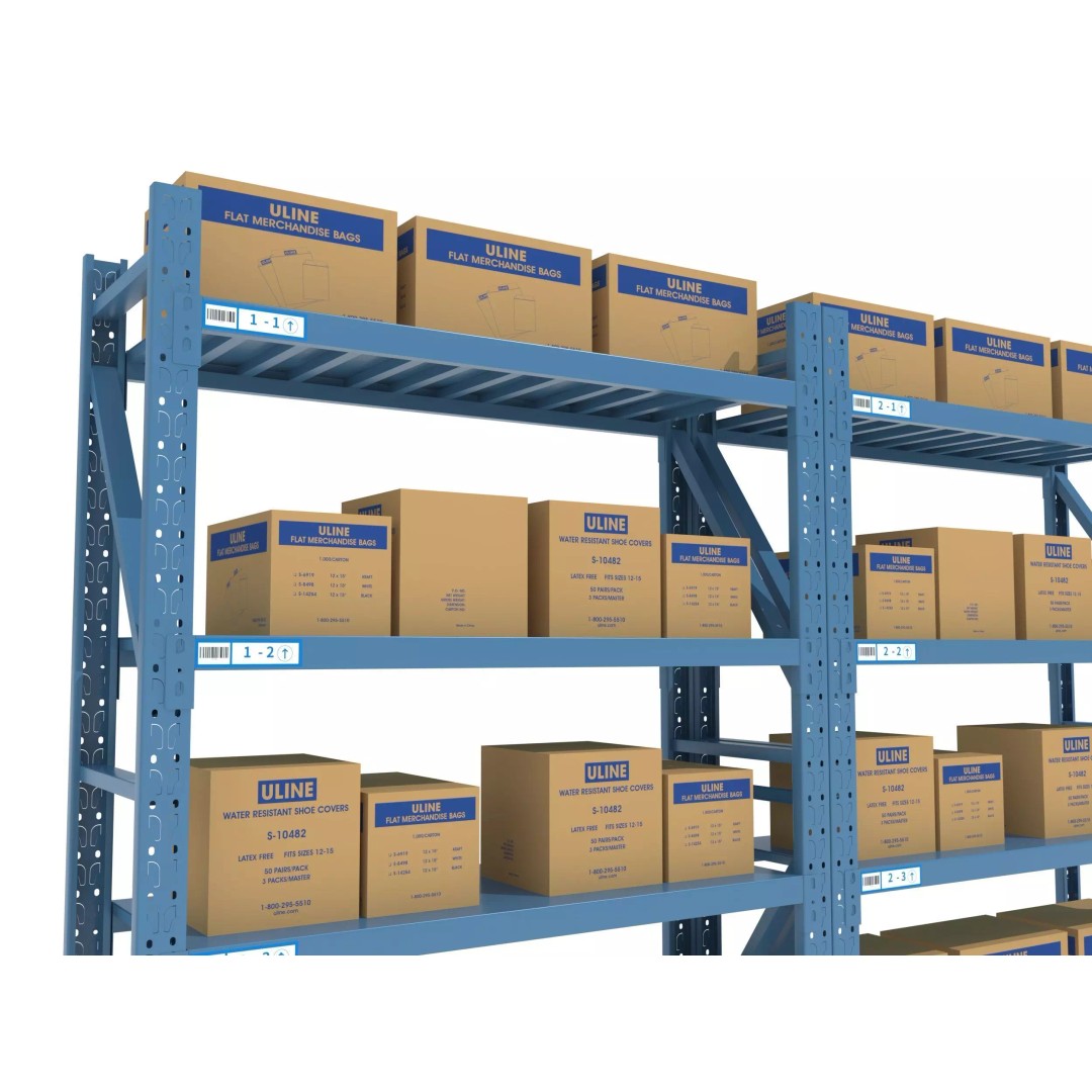 Warehouse Rack 3D Model – Realistic Storage Solution, FBX, OBJ - View 6