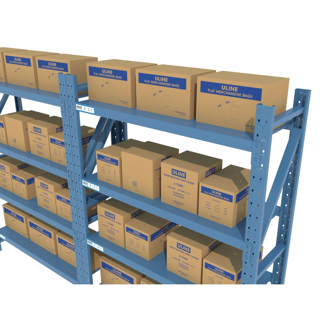 Warehouse Rack 3D Model – Realistic Storage Solution, FBX, OBJ - View 7