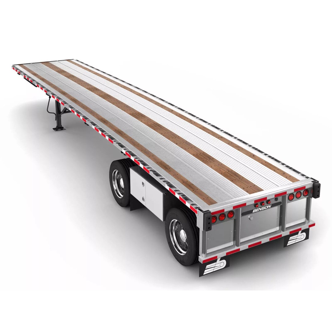 Kenworth K200 Flatbed 3D Model – Realistic Heavy-Duty Truck, FBX, OBJ - View 12