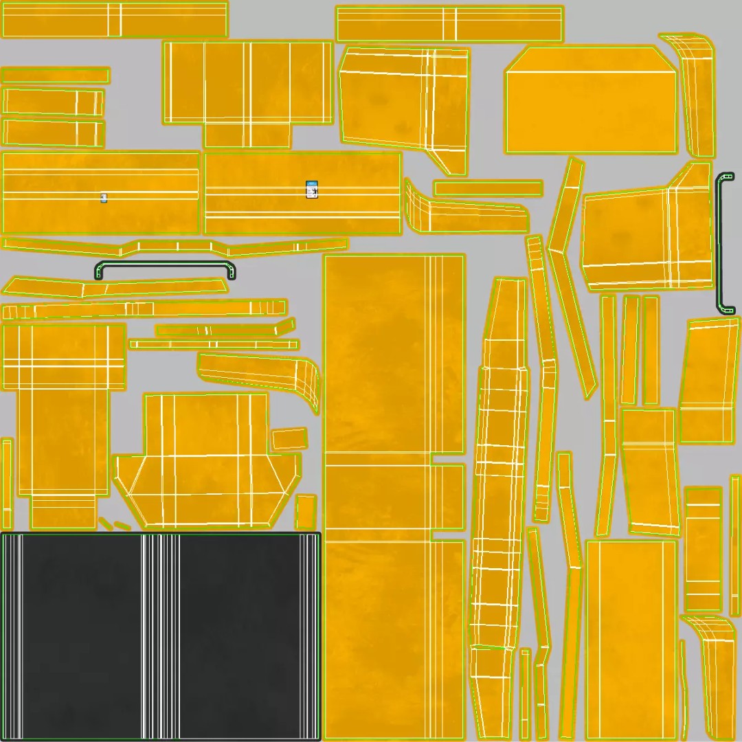 Heavy Wheeled Loader 3D Model – Detailed Industrial Vehicle, FBX - View 19