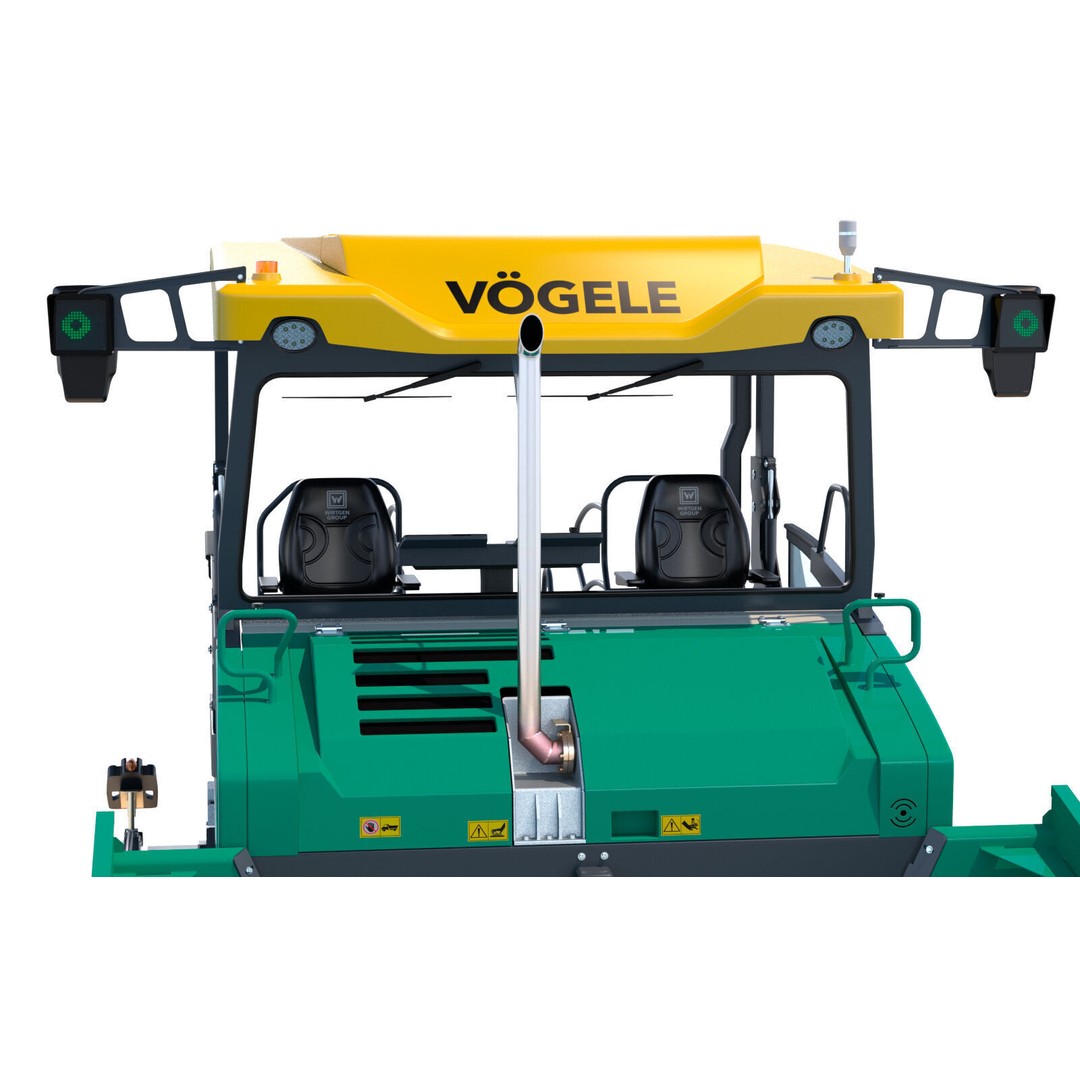 Vogele Super 1800 5i Asphalt Paver 3D Model – PBR Textured, FBX - View 17