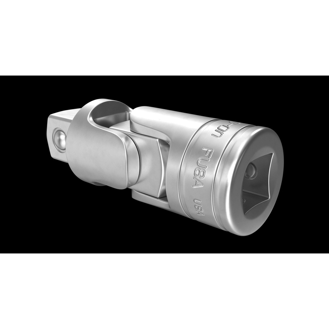 Socket Tool FU8A 3D Model – Low Poly Industrial Tool, FBX, OBJ - View 3
